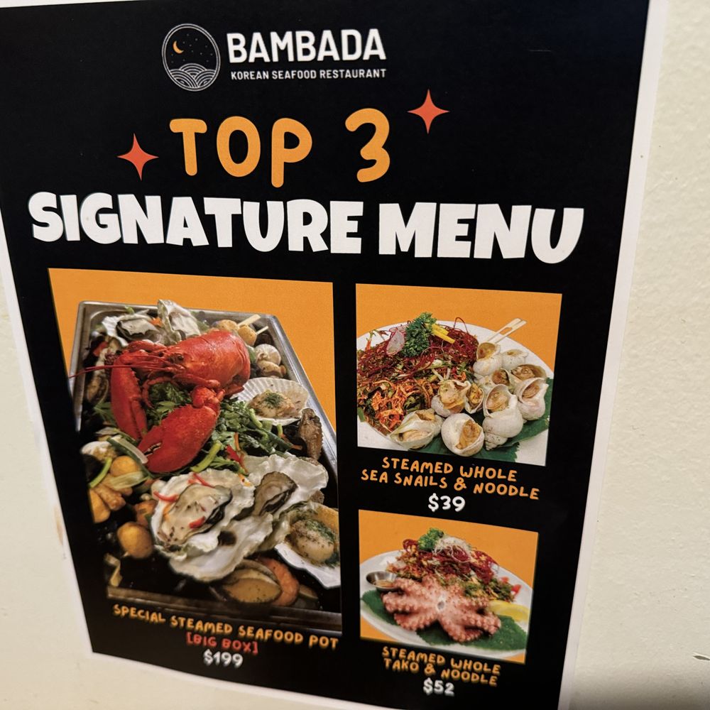 Bambada - Top 3 signature menu~ (June 2024) - Korean Near Me - Coquitlam, British Columbia Bambada - Top 3 signature menu~ (June 2024) - Korean Near Me - Coquitlam, British Columbia