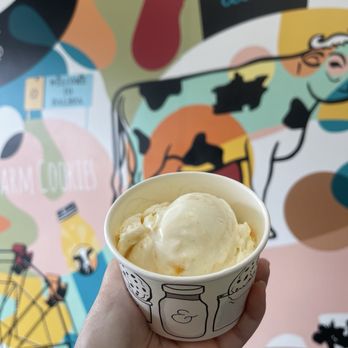 Milk & Cookies - peach lavender ice cream - Bakeries Near Me - Fullerton, California Milk & Cookies - peach lavender ice cream - Bakeries Near Me - Fullerton, California