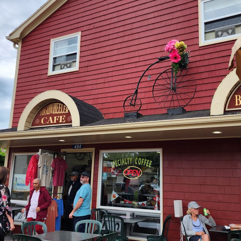 Highwheeler Cafe & Bakery - Entrance - Cafes Near Me - Baddeck, Nova Scotia Highwheeler Cafe & Bakery - Entrance - Cafes Near Me - Baddeck, Nova Scotia