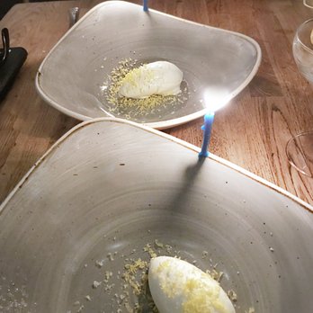 Kali Steak - chefs menu 07-15-2017 meringue ice cream with salted egg yolk shavings - Steakhouses Near Me - Los Angeles, California Kali Steak - chefs menu 07-15-2017 meringue ice cream with salted egg yolk shavings - Steakhouses Near Me - Los Angeles, California