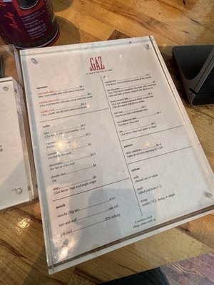 Menu photo 2 Le Gaz New York, NY
