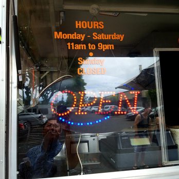 Ono Tacos - Lahaina - The business hours..........they are closed on Sunday. - Mexican Near Me - Kahului, Hawaii Ono Tacos - Lahaina - The business hours..........they are closed on Sunday. - Mexican Near Me - Kahului, Hawaii