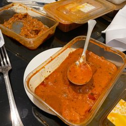 Dhaba @ 49 - Butter chicken. Sorry I don't have a better photo. Lol. Trust me, it's delicious.