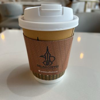 Delah Coffee - 12 oz to go cup - Desserts Near Me - Naperville, Illinois