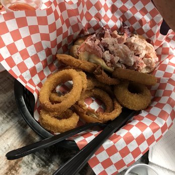 Lobster Pound - Lobster roll and onion rings - Seafood Markets Near Me - Bradenton, Florida Lobster Pound - Lobster roll and onion rings - Seafood Markets Near Me - Bradenton, Florida