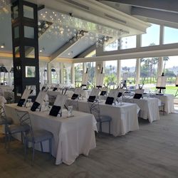 Corporate to Canvas - About to start an abstract painting event with a view of the golf course at La Valle Coastal Club.