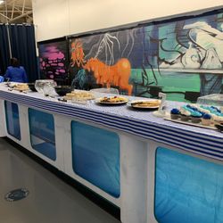 ArtBlock - One side of the venue that can be used for food setup