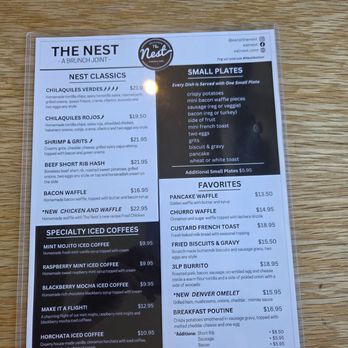 The Nest: A Brunch Joint - Menu - Breakfast & Brunch Near Me - Bellflower, California The Nest: A Brunch Joint - Menu - Breakfast & Brunch Near Me - Bellflower, California
