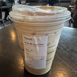 My iced pumpkin chai 9-30-24