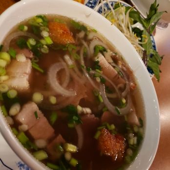 PhoComa - #1 beef pho with pork belly added. - Bubble Tea Near Me - Green Bay, Wisconsin