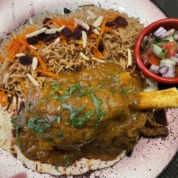 Buzkashi - Leg of lamb and rice