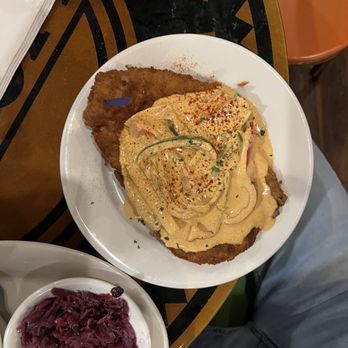 Mr. Dunderbak's - Veal Sour Cream Schnitzel - German Near Me - Tampa, Florida