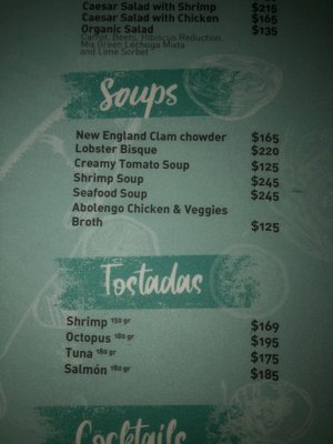 Menu photo 2 Flamingos Seafood Kitchen Cancún, ROO