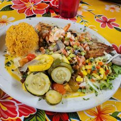 Tia Juanita’ s Fish Camp - Blackened red snapper Pontchartrain