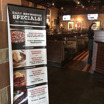 BJ's Restaurant & Brewhouse - Entrance and specials - Pizza Near Me - Austin, Texas BJ's Restaurant & Brewhouse - Entrance and specials - Pizza Near Me - Austin, Texas