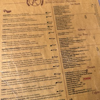 Otello - Menu - Roman Near Me - Rome, RM Otello - Menu - Roman Near Me - Rome, RM