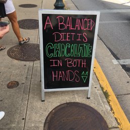 Fun sign in front of shop Fun sign in front of shop