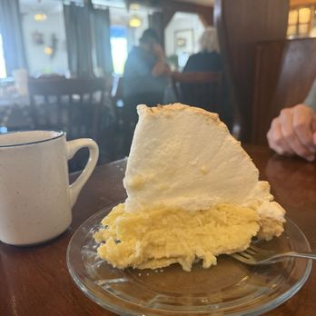 Blue Springs Cafe - Foot high coconut pie - American Near Me - Highland, Illinois