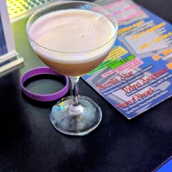 Miniboss - Velvet Ascension - bourbon, pommeau, coffee, cardamom, rose, MCT oil, salt - Bars Near Me - San Jose, California Miniboss - Velvet Ascension - bourbon, pommeau, coffee, cardamom, rose, MCT oil, salt - Bars Near Me - San Jose, California