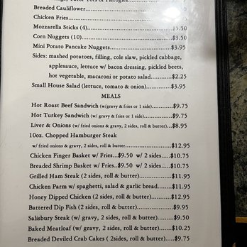 Country View Diner - Menu page - Diners Near Me - Lehighton, Pennsylvania