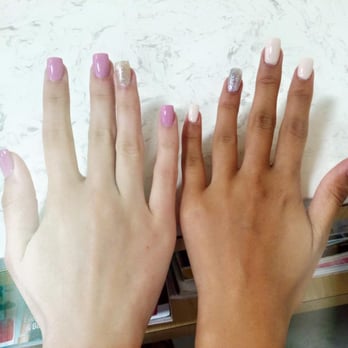 IShine Nail Spa - Picture of our nails done at IShine Nail Spa!  Love it. :) - Nail Salons Near Me - Riverside, California