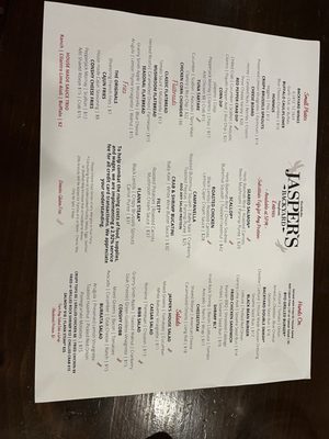 Menu photo 7 Jasper's Backyard Conshohocken, PA