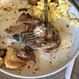 Steak and eggs