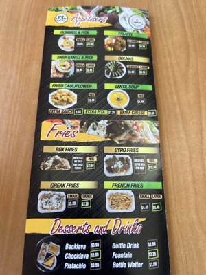 Menu photo 3 Gyro Crush Lynnwood, WA