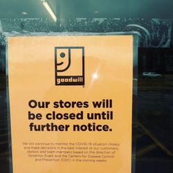Goodwill Industries - Sign of the times