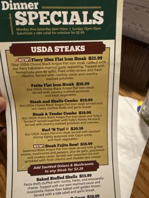 Menu photo 3 Tully's Good Times - Fairmount Syracuse, NY Menu photo 3 Tully's Good Times - Fairmount Syracuse, NY