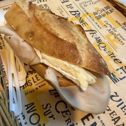 Turkey and Brie sandwich Turkey and Brie sandwich
