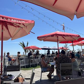 The Ocean View Restaurant - View from Outside Deck - Seafood Near Me - Seaside Heights, New Jersey