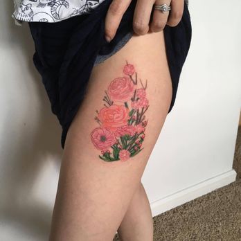 Tribe Tattoo - Pink pink flowers by Connie :) Thank you lady! - Tattoo Near Me - Denver, Colorado Tribe Tattoo - Pink pink flowers by Connie :) Thank you lady! - Tattoo Near Me - Denver, Colorado