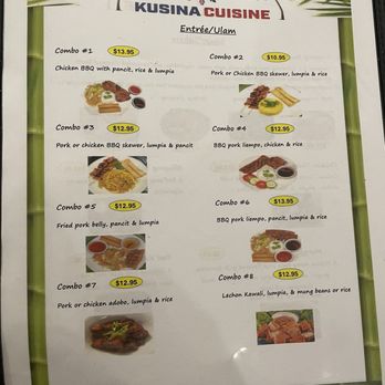 Kusina Cuisine - Combo menu - Guamanian Near Me - Jacksonville, Arkansas
