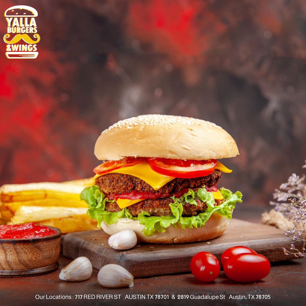 YALLA BURGERS & WINGS HALAL 15 Photos 611 Trinity St, Austin, Texas