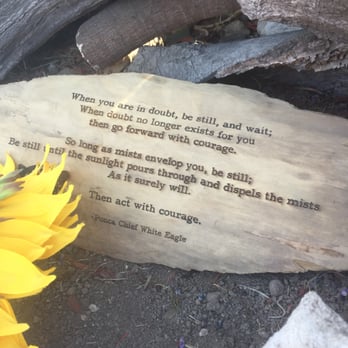 Lightning in a Bottle - quote at meditation area - Festivals Near Me - Bakersfield, California