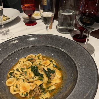 Osteria 177 - Orecchiette with a light tomato/white wine sauce and sausage - Italian Near Me - Annapolis, Maryland