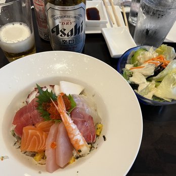 Matsuri - can't touch this, my sashimi bowl w/ beer! - Japanese Near Me - Vallejo, California Matsuri - can't touch this, my sashimi bowl w/ beer! - Japanese Near Me - Vallejo, California