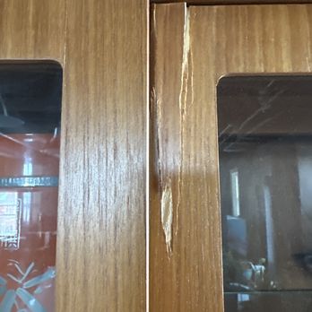 Bookstore Movers - Broken cabinet - Movers Near Me
