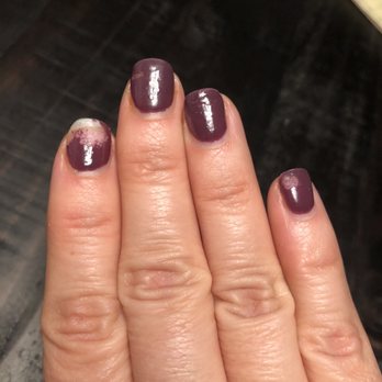 Tiffany Nails & Spa - 5 days-chipped day 3. Consistency isn't rough and soft & chipping in middle of nail. - Nail Salons Near Me - Lake Oswego, Oregon