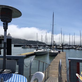 Sam's Anchor Cafe - Perfect day... great view, sunny, breezy, and always a trip when the fog hangs over across the bay. - Seafood Near Me - Tiburon, California Sam's Anchor Cafe - Perfect day... great view, sunny, breezy, and always a trip when the fog hangs over across the bay. - Seafood Near Me - Tiburon, California
