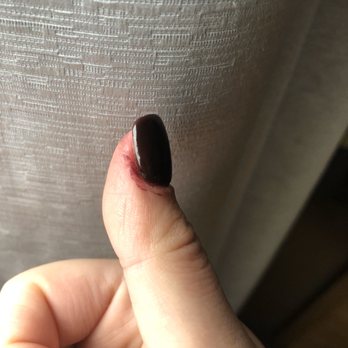 Champagne Nails - I can't tell if it's dip or blood based on the way my fingers felt - Nail Salons Near Me - Nashville, Tennessee