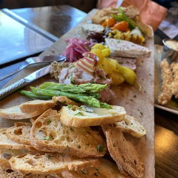 Downriggers - The charcuterie board was HUGE. You can see the calamari on the side too. Sooo good. - American Near Me - Friday Harbor, Washington Downriggers - The charcuterie board was HUGE. You can see the calamari on the side too. Sooo good. - American Near Me - Friday Harbor, Washington