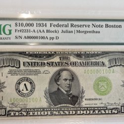 Goldcoast Coin Exchange - These scarce $10,000 notes have gone up dramatically in the past decade.