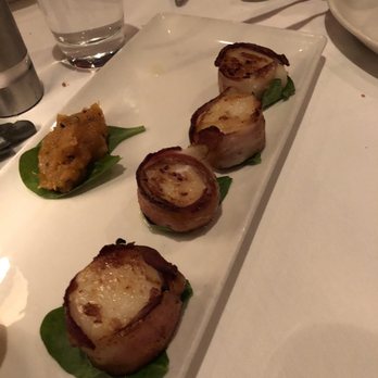 Morton's The Steakhouse - Bacon wrap scallop - Steakhouses Near Me - Reston, Virginia Morton's The Steakhouse - Bacon wrap scallop - Steakhouses Near Me - Reston, Virginia