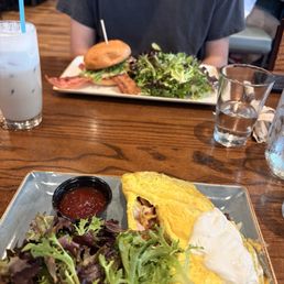The Works Omelet Elevated Egg Sandwich The Works Omelet Elevated Egg Sandwich