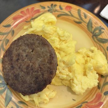 The Egg Cafe & Eatery - Just scrambled eggs and one sausage patty - Cafes Near Me - Tallahassee, Florida The Egg Cafe & Eatery - Just scrambled eggs and one sausage patty - Cafes Near Me - Tallahassee, Florida