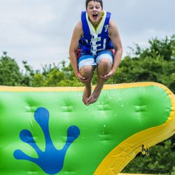 Great Escapes RV Resorts North Texas - Wibit Water Obstacle Course