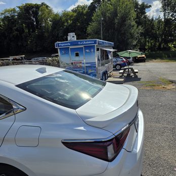 Pupuseria La Chalateca - My Lexus parked on one of the three spaces of their front parking lot. - Salvadoran Near Me - Roanoke, Virginia Pupuseria La Chalateca - My Lexus parked on one of the three spaces of their front parking lot. - Salvadoran Near Me - Roanoke, Virginia