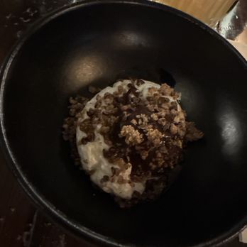 madklubben - Cocoa sorbet w/mocca oil, crumble - Restaurants Near Me - Kongens Lyngby madklubben - Cocoa sorbet w/mocca oil, crumble - Restaurants Near Me - Kongens Lyngby